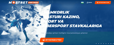 Mostbet rasmiy hamkorlik dasturi